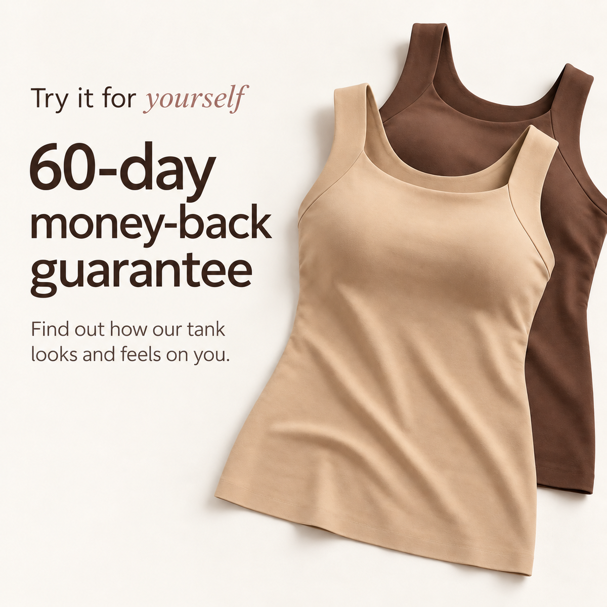 Built-In Bra Smoothing Tank