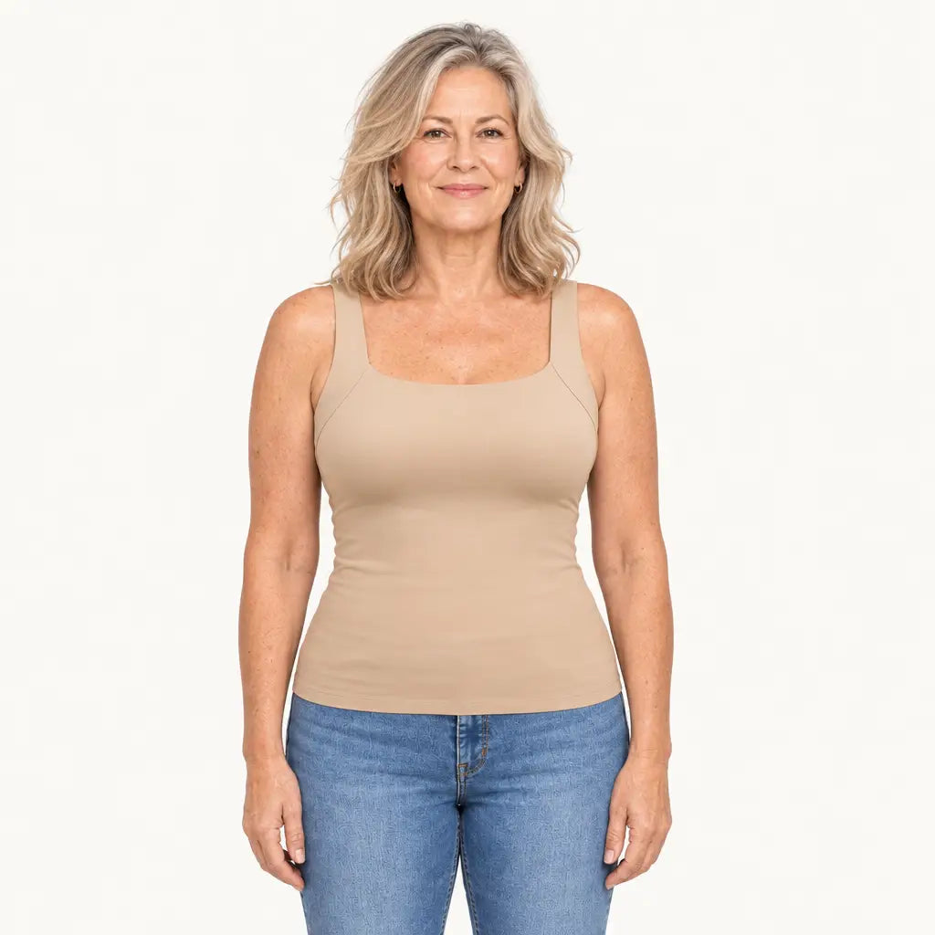 Built-In Bra Smoothing Tank