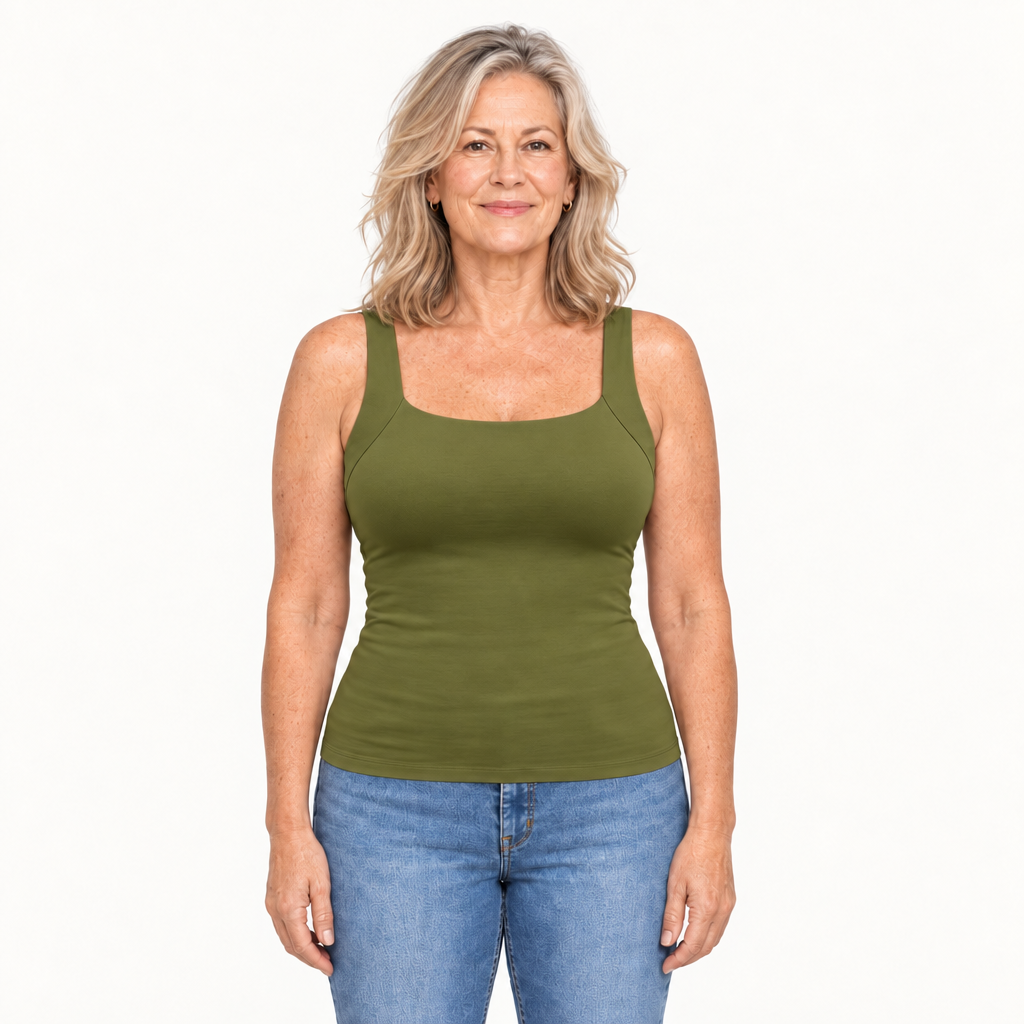 Built-In Bra Smoothing Tank